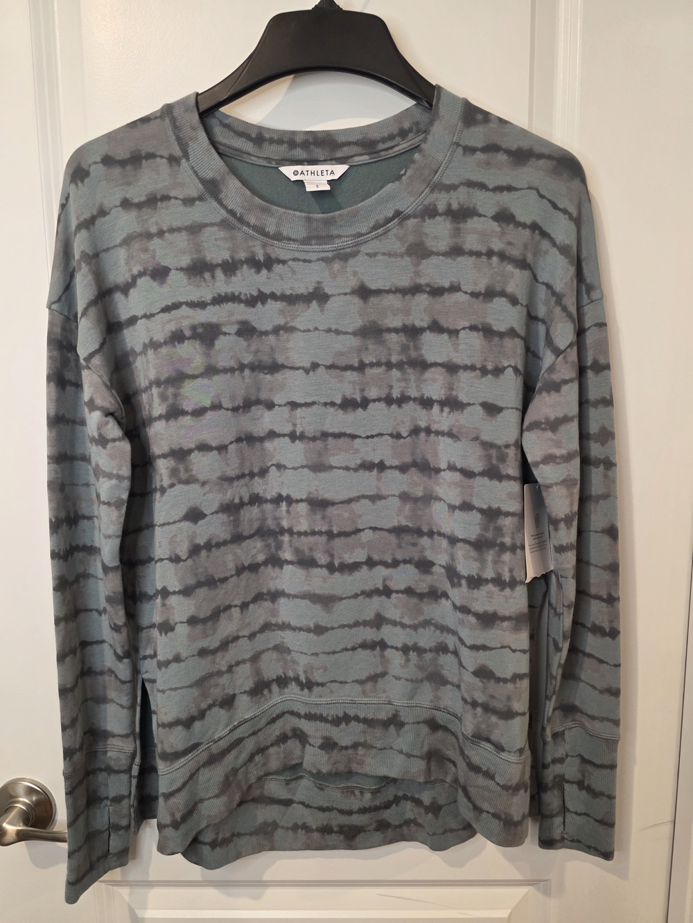 NWT Athleta Coaster Luxe Printed Sweatshirt